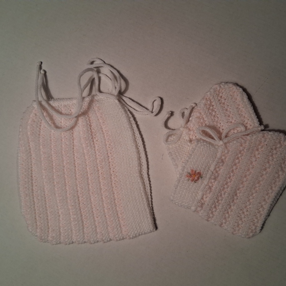 Vintage Baby 3 Piece Outfit, Pink, Italy - Picture 6 of 8